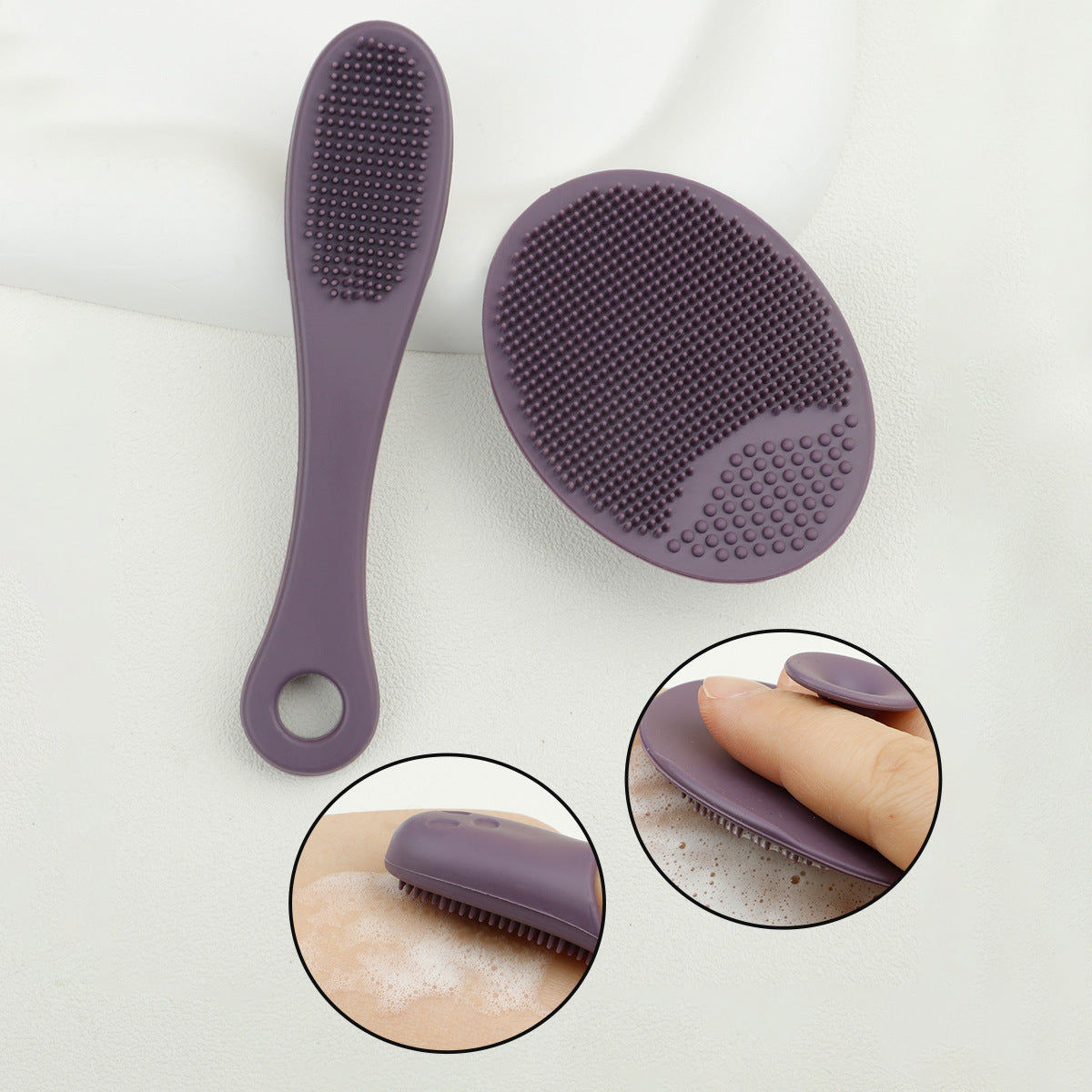 Silicone Facial Cleansing Brush — Deep Pore Cleansing & Gentle Face Massage