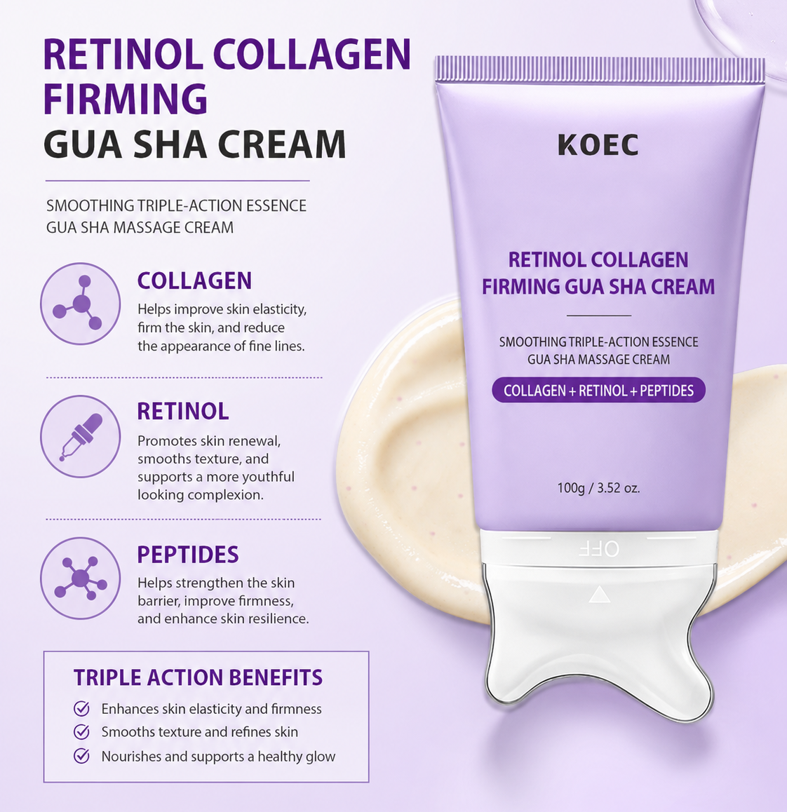 ÉLAVI Gua Sha Face Massage Cream
